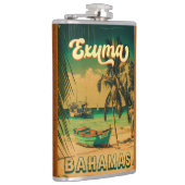 エクスマバハマヴィンテージビーチお土産 フラスク (右)