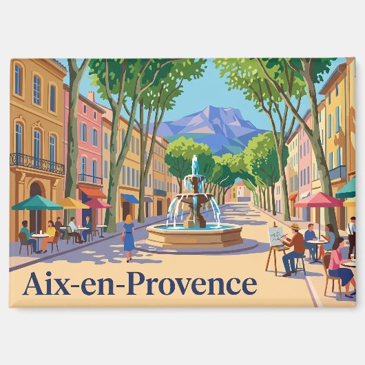 エクス=アン=プロヴァンス フランス マグネット (正面)