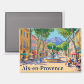 エクス=アン=プロヴァンス フランス マグネット (正面/裏面)