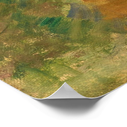 エクス・ポール・セザンヌ・ポスター近くの廃墟の家 ポスター (角)