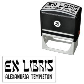 エクス・リブリス ヘブライスタイル テキスト #2 ライブラリ ブック 名前 セルフインキングスタンプ (インサイチュ)