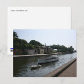 エクセター運河, デヴォン, イギリス ポストカード (正面/裏面)