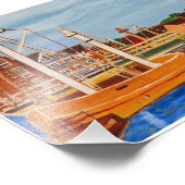 エクセター運河 フォトプリント            (角)