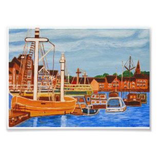 エクセター運河 フォトプリント           