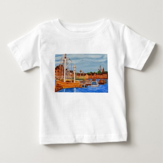 エクセター・デヴォン・イングランド ベビーTシャツ (正面)