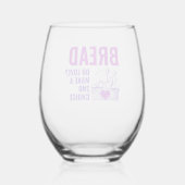 エクセマリン ステムなしワイングラス (裏面)