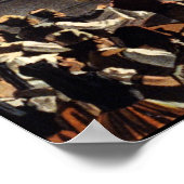 エクセルシオールポスター1883ブルックリンブリッジニューヨーク ポスター (角)