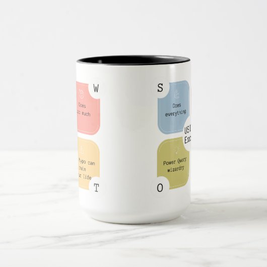 エクセルユーモア | Excel用ウィザード | スプレッおもしろいト マグカップ (中央)