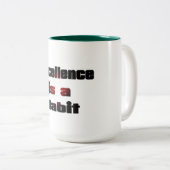 エクセルンスは習慣感動的的なデザイン ツートーンマグカップ (正面右)