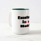 エクセルンスは習慣感動的的なデザイン ツートーンマグカップ (正面左)
