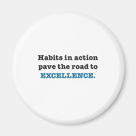 エクセルンスへの道 マグネット (正面)