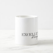 エクセレンス・常時インスピレーションモダンタイポグラフィ モーフィングマグカップ (中央)