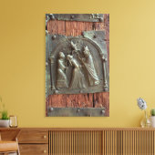 エクソシズム、右のドアからパネル、12日 キャンバスプリント (インサイチュ (リビング))