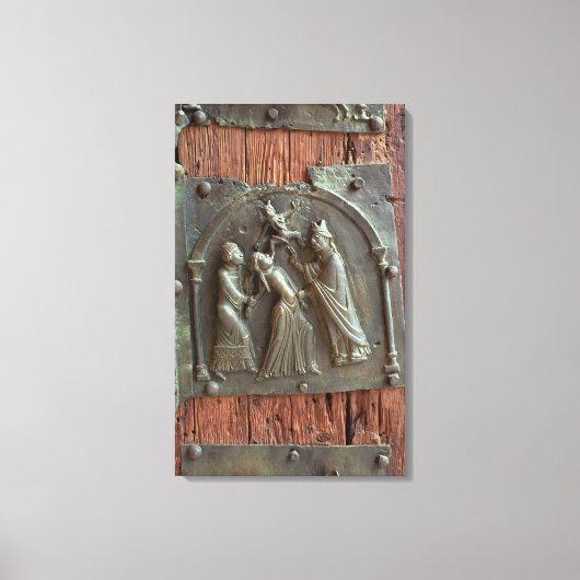 エクソシズム、右のドアからパネル、12日 キャンバスプリント (正面)