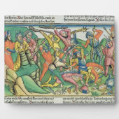 エクソダス17 8-15アーロンとフルがモーゼの手を支える フォトプラーク (正面)