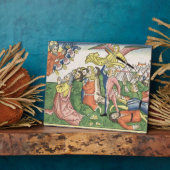 エクソダス32 15-23モーゼが石板を破り フォトプラーク (側面)