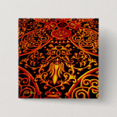 'エクソティカ'スクエアボタン 缶バッジ (正面)