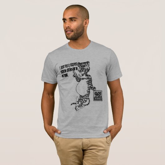 エクソン古いトラ Tシャツ (正面フル)