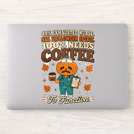エクソーストナースのハロウィンスピリットにはコーヒーが必要 シール