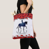 エクテイション馬好きグラマラーハース トートバッグ (クローズアップ)