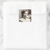 エクトプビクトリアンラップ精神主義の女性 スクエアシール (バッグ)