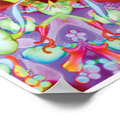 エクトプラップの運動コラージュ万華鏡のように千変万化するパターンポスター ポスター (角)