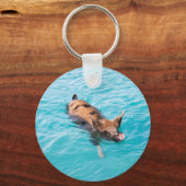 エクマのスイミングピグ キーホルダー (正面)