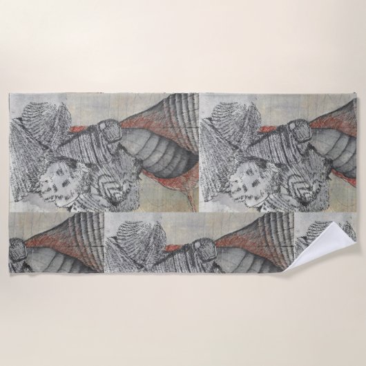 エクマ ビーチタオル (正面)