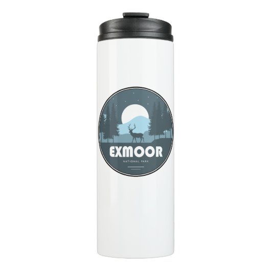 エクムーア国立公園の鹿 タンブラー (正面)