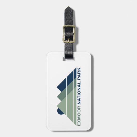 エクムーア国立公園マウンテンサン ラゲッジタグ (正面縦)