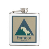 エクムーア国立公園素朴 フラスク (正面)