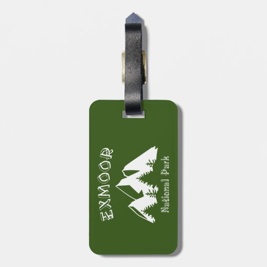 エクムーア国立公園 ラゲッジタグ (裏面縦)