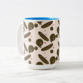 エクラードナッツケーキポップバレンタインデー ツートーンマグカップ (正面左)