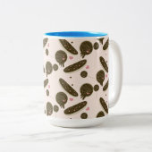 エクラードナッツケーキポップバレンタインデー ツートーンマグカップ (正面右)