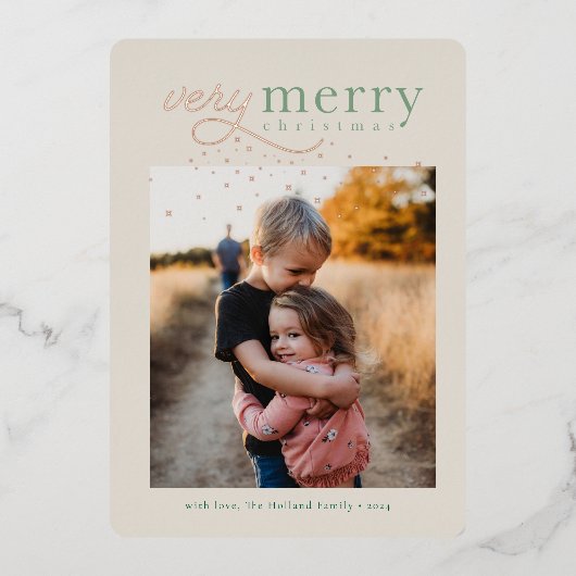 エクリメリーースターズフォイル招待状 箔招待状 (正面)