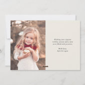 エクリュ | クリスマス応援2枚写真 シーズンカード (裏面)