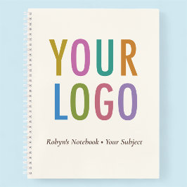 エクリュ 8.5x11 カスタマイズノートブック ロゴと名前付き ノートブック