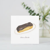 エクレアオショコラ水彩画 カード (スタンド正面)