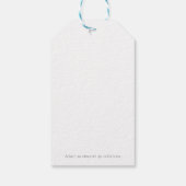 エクレアオショコラ水彩画 ギフトタグ (裏面)