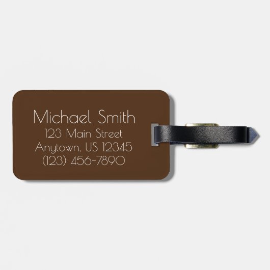 エクレイアイスクリームポスポップ・アートのシクルパーソナライズされたグルメ ラゲッジタグ (裏面横)