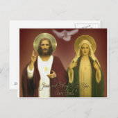 エクレクティクスのハート二人は ポストカード (正面/裏面)