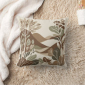 エクレクティック ナチュラル テラコッタ ボヘミア ラスティック クッション (ブランケット)