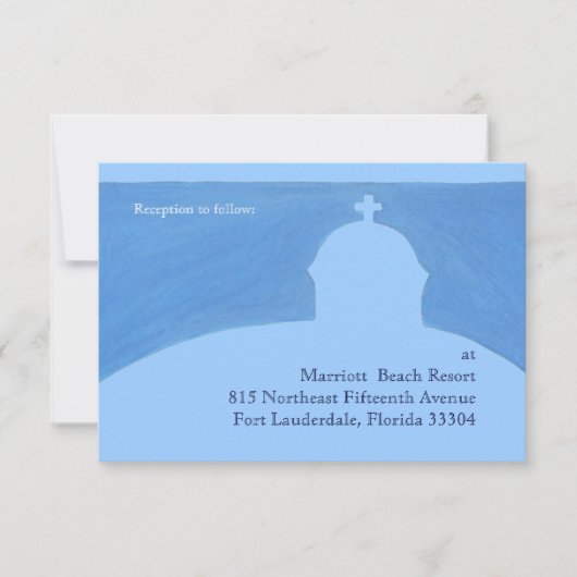 エクレシアのレセプション 招待状 (正面)