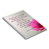 エクレシアテス3:11彼の時代のすべてが美しい ノートブック (右側)