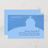 エクレシア レセプション 招待状 (正面/裏面)