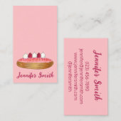 エクレフランスのチョックスパティシエベーカリー食品 名刺 (正面/裏面)