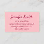 エクレフランスのチョックスパティシエベーカリー食品 名刺 (裏面)