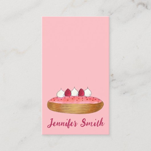 エクレフランスのチョックスパティシエベーカリー食品 名刺 (正面)