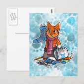 エク失ったワラTシャツで ポストカード (正面/裏面)