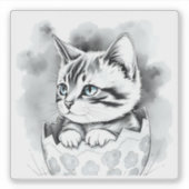 エグお洒落シェルにフローラのイースターキットン シール (正面)